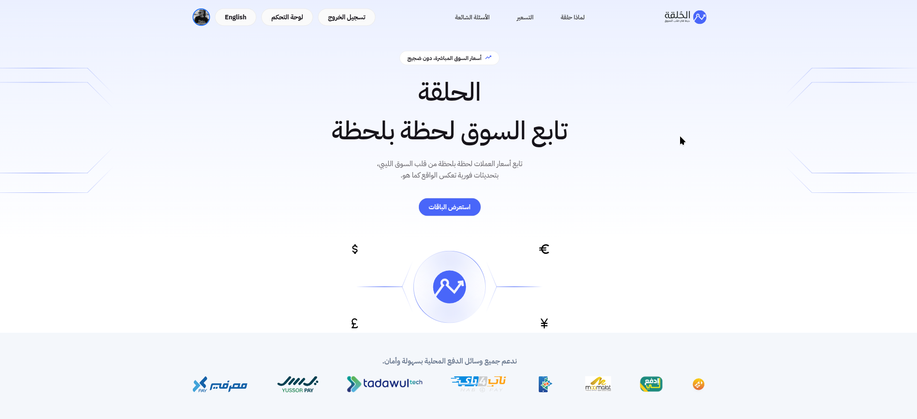 Alhelga landing and client dashboard